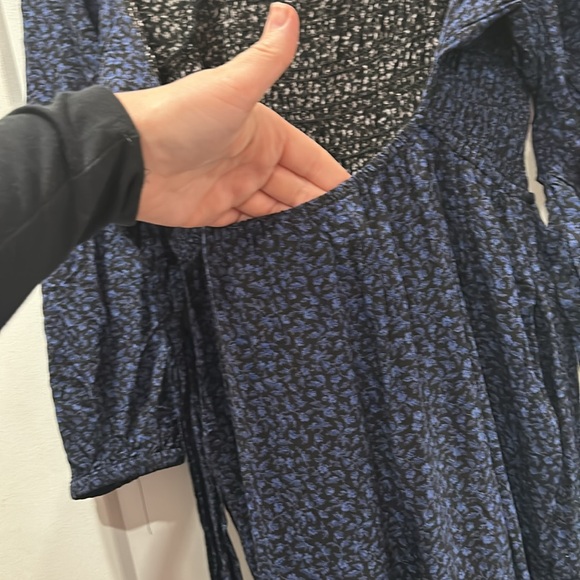 Madewell Blue Floral Tie-back Jumpsuit - Picture 10 of 12